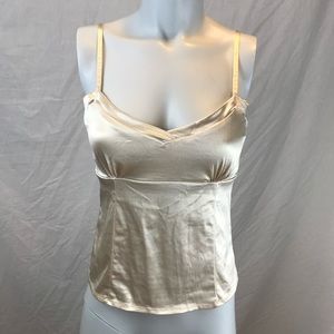 Vintage Moda International Champagne Satin Tanktop [Pre❤]